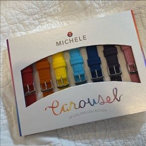 Michele Carousel 18 mm multi color straps